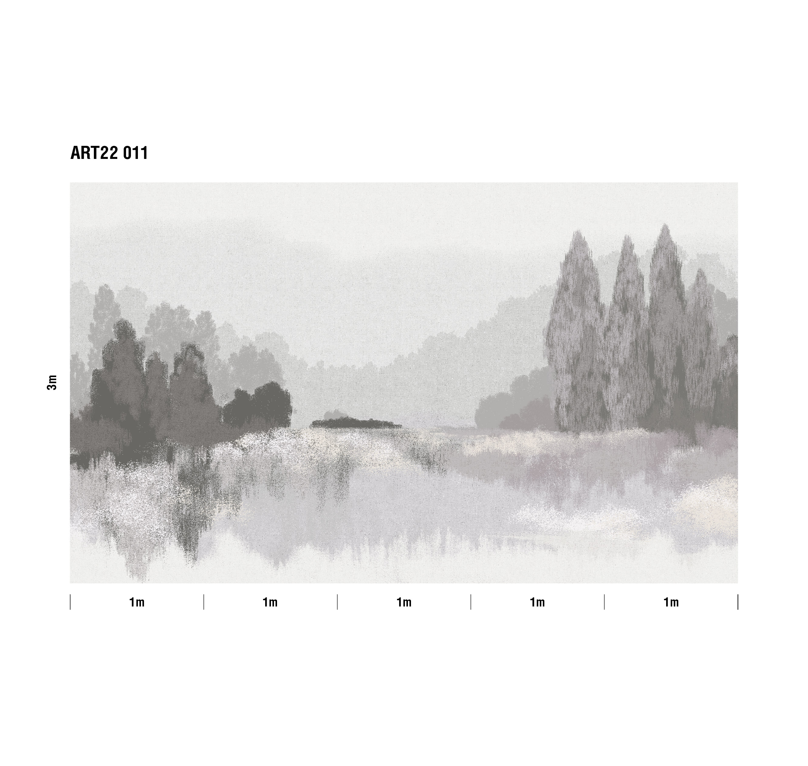 Панно Loymina Пейзаж 2 Амурский лес ART22 011 3×5